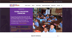 Desktop Screenshot of campaignforeducationusa.org